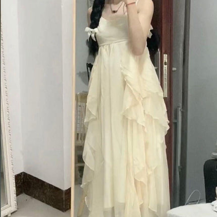 Fairy Dress Suit for Women 2024 Summer New Elegant Fairy Skirt chic Gentle Style Long Skirt