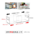 4766. transparent telescopic right-angle box-1 small size