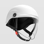 One size fits all / Autumn helmet frosted white + long mirror transparent mirror