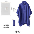 Polyester taffeta 210t (blue pocket style) / One Size