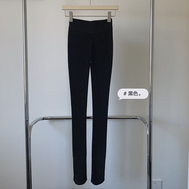 Three-Section Pressure-Reducing Sheep Wool Pantyhose for Women, High-Waisted, Tummy Control, Slimming, Warm Leggings Collection, Bare-Leg Effect Magic