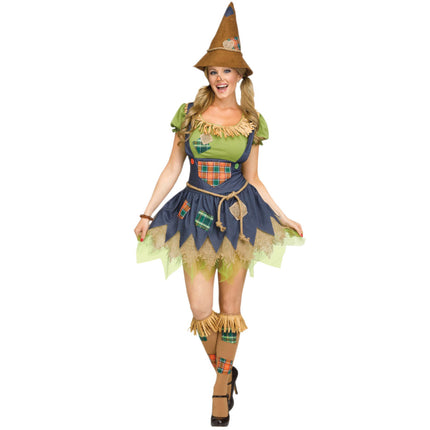 Cross-Border Halloween Scarecrow Suit Women's Stage Performance Clothing Game Anime Cosplay Cos Clothing