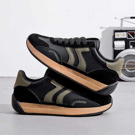 2024 New Spring, Autumn and Winter Men's Shoes Shake Tone Fast Hand Short Video Live Explosive Forrest Gump Shoes Maillard Color Trendy