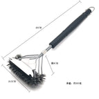 Three-row wire brush (with steel shovel)