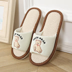 White [happy bear floor mop opening] / 36-37