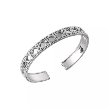 Light Luxury Rattan Glow Bracelet Women's Niche Design Sense Woven Distinctive All-match Hollow Bracelet Ins Style Accessories