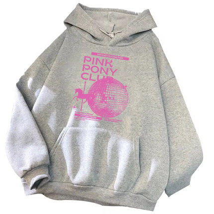 Chappell Roan Pink Pony Club Hoodie Chappell Roan Fan Gift Harajuku Cover