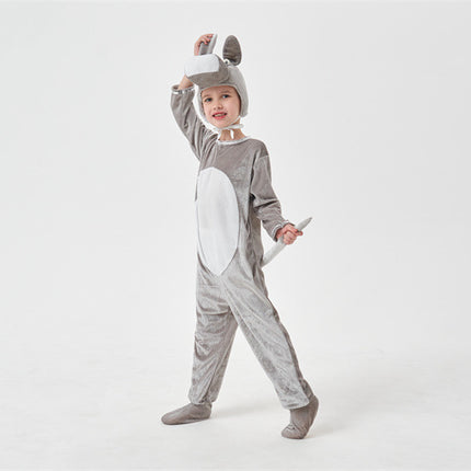 Halloween animals children's little donkey men and women cos animal jumpsuit children's day stage performance clothing