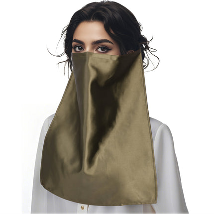 New Cross-Border Amazon and Aliexpress Solid Color Women's Headscarf, Foreign Trade Turkish Breathable Face Scarf, Sun Protection