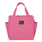 Double pocket lunch bag [Rose Red]]