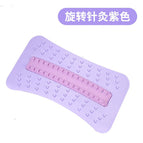 Rotating acupuncture purple