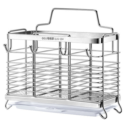 Multifunctional Chopsticks Cage Storage Rack Household Kitchen Wall Hanging Mildew-proof 304 Stainless Steel Chopsticks Holder Chopsticks Storage Rack