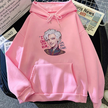 I Can Fix Him Print Hoodie Baldur's Gate 3 Astarion Manga Grap