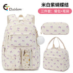 Off-white purple bow [no doll with small fur ball] / 31*18*44
