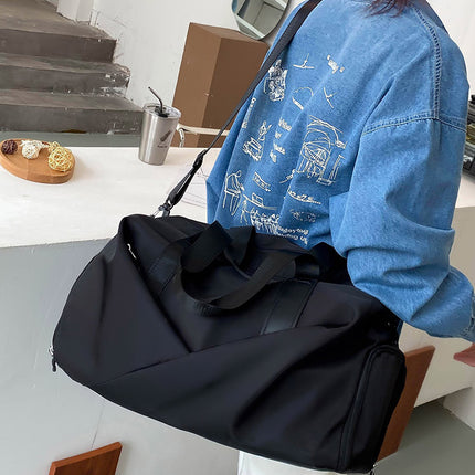 2023 new wet and dry separation storage training bag large capacity portable crossbody luggage bag Yoga Sports Fitness Bag