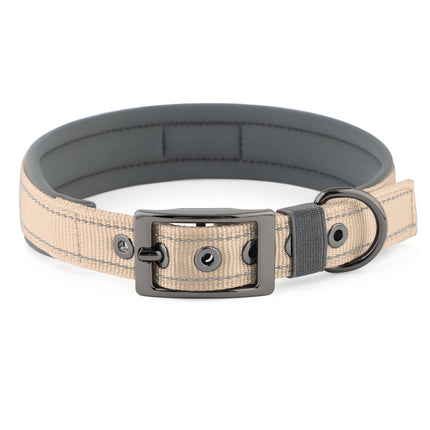 Diving Material Dog Collar Customizable Name Comfortable Neck Sleeve Large and Medium Small Dog Reflective Pet Collar