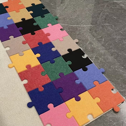 Felt Floor Mat Puzzle Ins-Style Entrance Door Mat Wall Decoration Background Wall Soundproofing Board Felt Wall Sticker