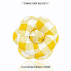 A331 yellow and white plaid