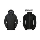 Black (jacket + fleece liner) / S