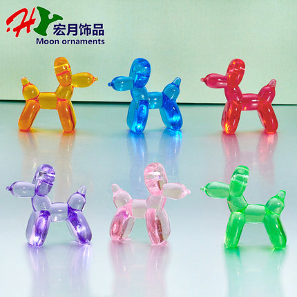 Cartoon Doll Puppy Children's Gem Toy Handmade Creative Jewelry Ornaments Kindergarten Gift Doll Machine Accessories