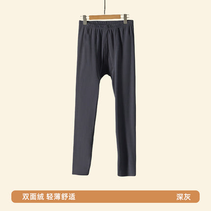 Men's long johns hot seamless warm pants thickened fleece-lined German winter wear plus size leggings wool pants line pants