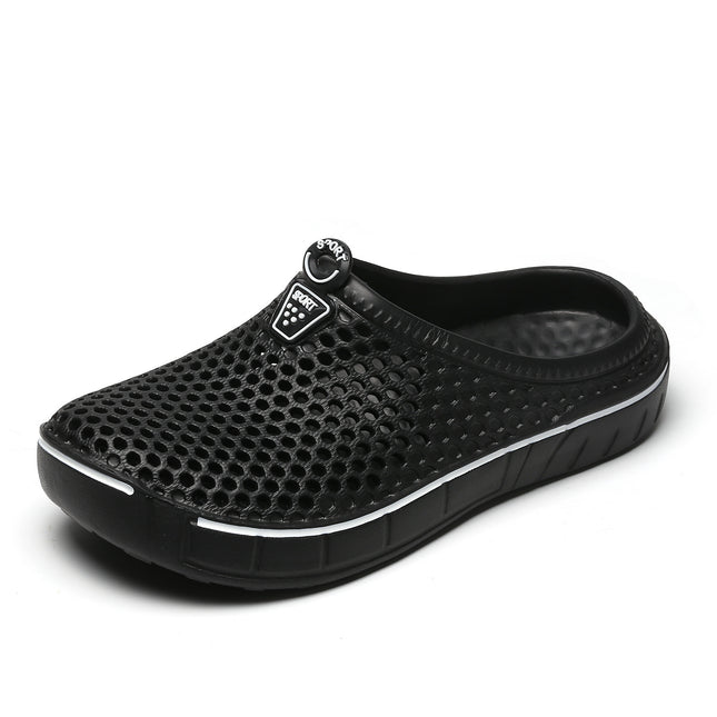 Cross-Border Women's Garden Shoes Clogs Pure Color Item Number 607 Breathable Soft Sole Comfortable Casual Versatile