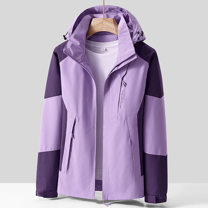 Special Price School Group Clothing Disassembly Outdoor Jacket Autumn and Winter Waterproof Couple Three-In-One Hooded Sports Mountaineering Clothing