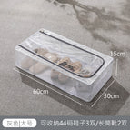 gray large / Mesh Shoe Box