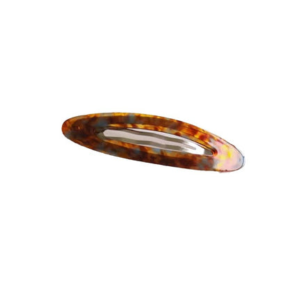 Korean-Style Acetate Oval Side Bangs Clip Ins-Style Simple Temperament Bb Clip Bobby Pin Hairpin Women's Hair Accessory