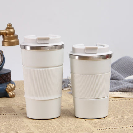 304 Stainless Steel Vacuum Insulated Coffee Cup 500ml Business Office Cup Outdoor Travel Car Cup Wholesale Cross-Border