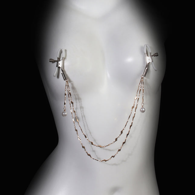 Amazon New Metal Lightning Stitching Milk Chain Unisex Sexy Alternative Flirting Props Chest Chain Jewelry