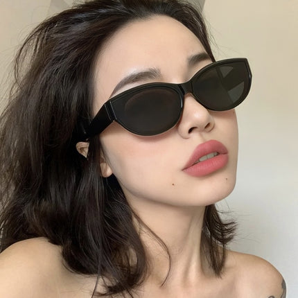 Cross-Border European and American Sunglasses for Men, Anti-Uv 2023 New Sunglasses for Women, Retro Cat-Eye Fashion Glasses Trendy