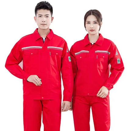 Spring and Autumn Long-sleeved Anti-static Work Clothes Suit Men's Digital Factory Workshop Gas Station Work Clothes Labor Protection Clothes Top