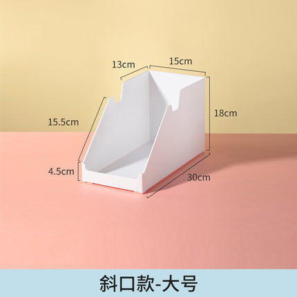 Multifunctional Household Kitchen Cabinet Storage Box Sundries Snack Storage Box Right Angle Storage Basket Cosmetics Storage Box