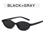 Bright black frame gray film