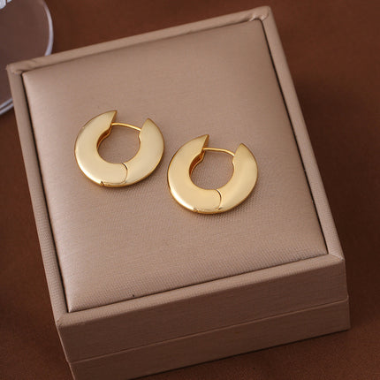 2025 New Minimalist Style Hoop Earrings, Cool and Trendy Ins Style, Unique and High-End, Versatile and Elegant Earrings