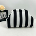 Pinstripe black and white / 30*22*9cm