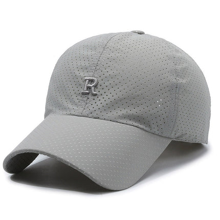 Summer Lightweight Mesh Quick-Dry Baseball Cap for Men 2026 New Large Head Circumference Sun Protection Breathable Sunshade Cap