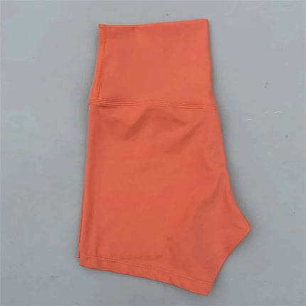 Dopamine Color Yoga Shorts Tight-Fitting High-Elastic Breathable Nude Sports Three-Point Bottoming Shorts Safety Pants