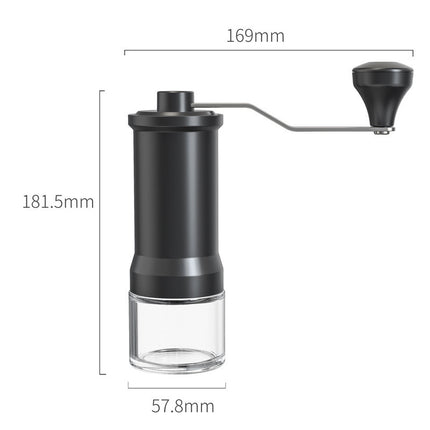 Cross-border hand grinder external adjustment coffee bean grinder stainless steel hand grinder seven star ghost tooth hand punch coffee machine