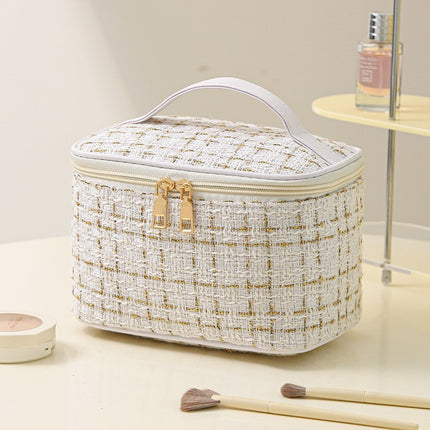High-grade Chanel Style Large Capacity Cosmetic Bag Skincare Storage Wash Bag Travel Portable Storage Bag