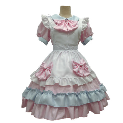 Export Two-Dimensional Dress Lolita Loli Dress Maid Uniform Soft Girl Cafe Maid Uniform Waiter