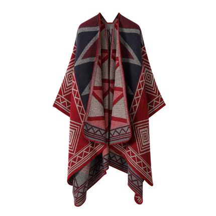 European and American plain striped warm Joker shawl outer autumn and winter office blanket imitation cashmere scarf in stock wholesale