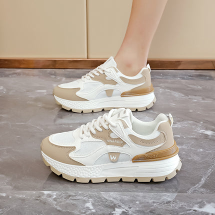 Women's Dad Sneakers That Make Feet Look Smaller, 2026 Spring New Trendy Street Style Height-Increasing Versatile Casual Sports Shoes Ad8802-1