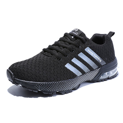Cross-border Men's Shoes New Air Cushioned Flying Weaving Sneakers Men's Autumn Large Size Casual Shoes 2022 Spring and Autumn Trendy Men's Shoes