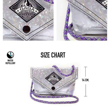 Thailand GAGA bag MINI BAG messenger bag small bag women's chic high-end versatile laser small square bag wholesale