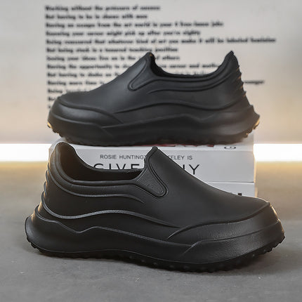 Chef Oil-proof Shoes Hotel Three-proof Kitchen Anti-slip Waterproof Sole Thick-soled Wear-resistant Odor-proof Soft-soled Labor Protection Shoes