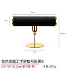 Gold Metal I-frame Low Black S