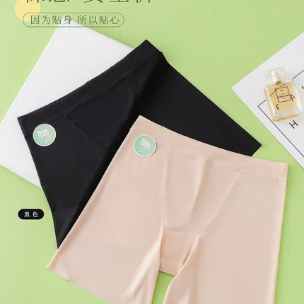 high quality Leggings Women's 2025 New Anti-glare Safety Pants Seamless Summer High Waist Stretch Three-point Insurance Pants
