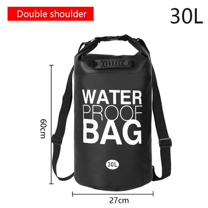 Outdoor Waterproof Bag Rafting Beach Backpack Swimsuit Clothes Mobile Phone Storage Bag Pvc Interlayer Mesh Ready Stock